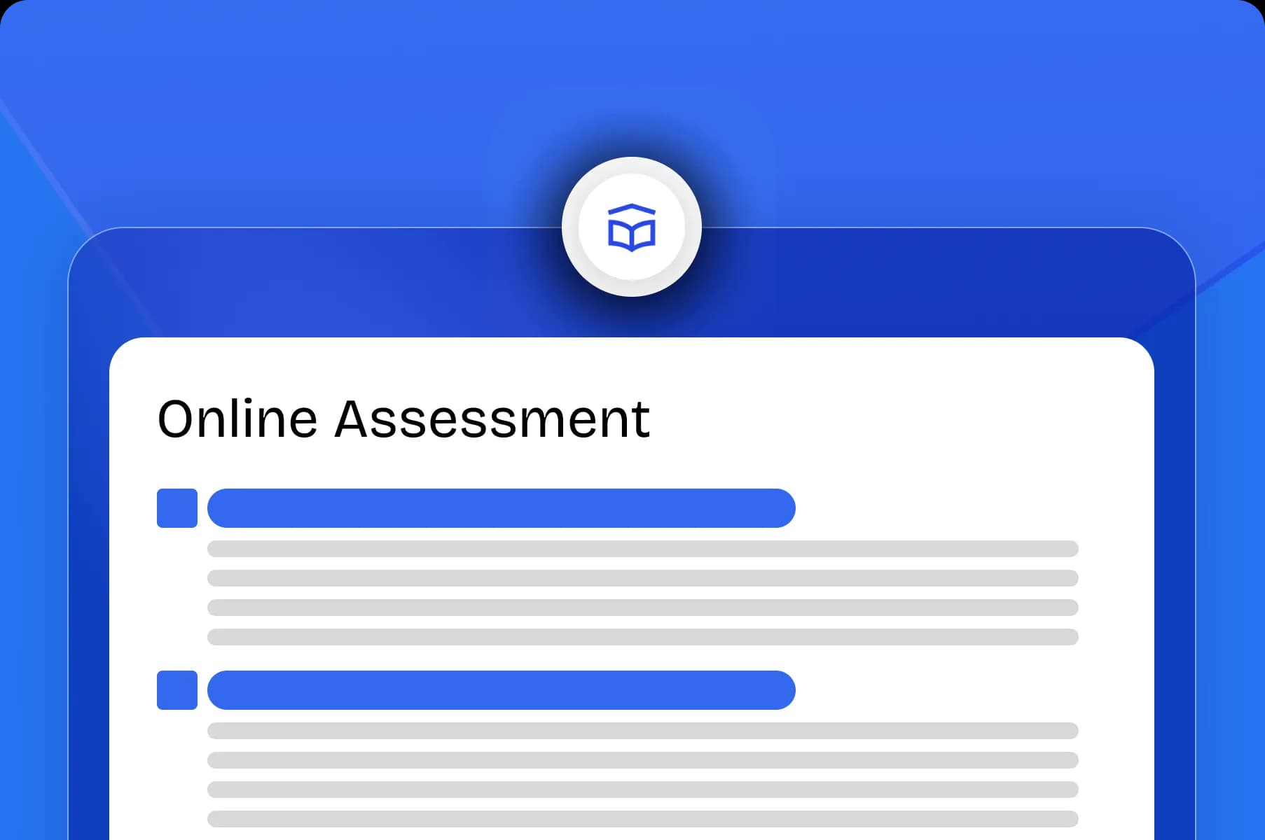 Illustration for Online & Corporate Assessments use case